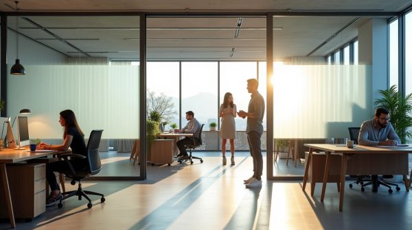 Choisissez des cloisons vitrées pour bureaux adaptées à vos besoins