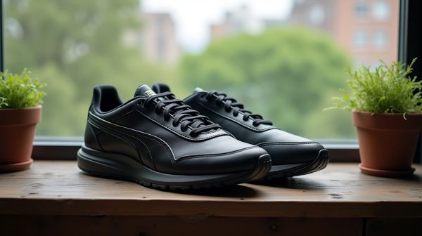 Sécurité efficace et éco-responsable avec des chaussures Puma vegan